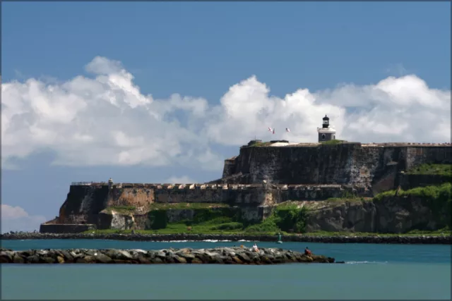 Poster, Many Sizes; El Morro Castle, San Juan, Puerto Rico