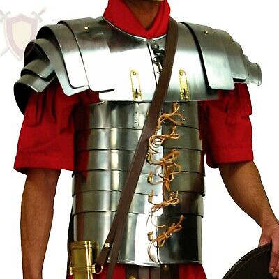 The MEDIEVALS PLAINE Trimmed Roman Lorica Segmentata Armor Chest plate costumes 3