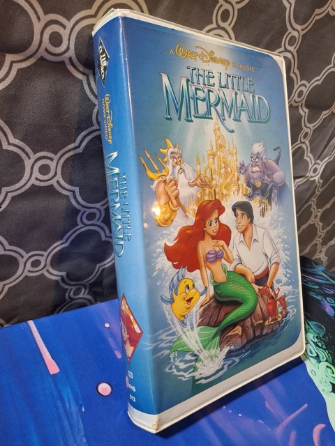 DISNEY'S THE LITTLE Mermaid (Banned Cover)(VHS, 1989) Black Diamond