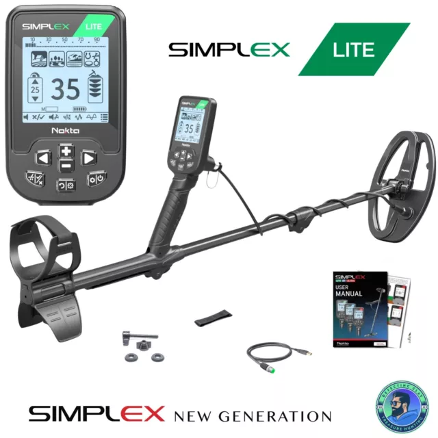 Nokta Simplex LITE Waterproof Metal Detector  "Next Generation" 3 Year Warranty