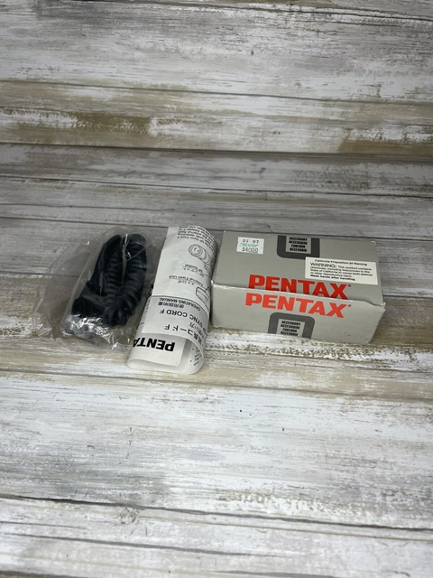 COMO NUEVO EN CAJA PENTAX F5P 0,5m (1,6 pies) CABLE ENROLLADO F con MANUAL #37347