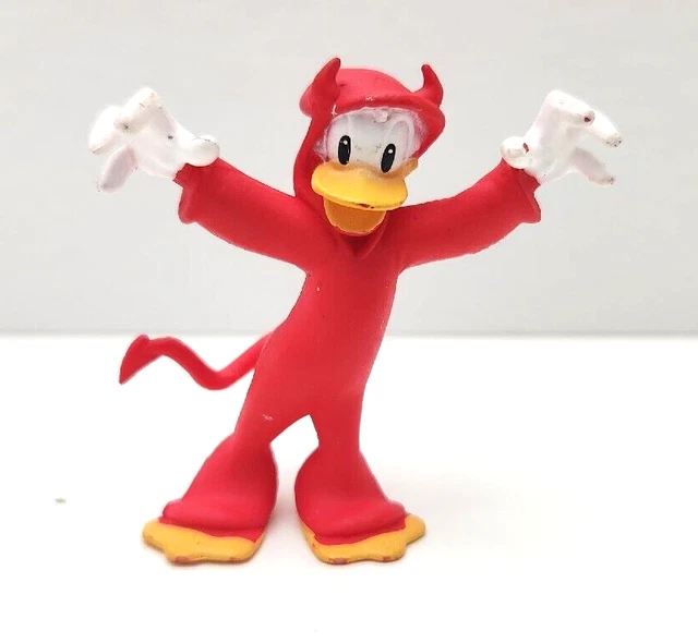 Disney Donald Duck in Little Devil Halloween Costume 2.5" Figurine Figure Topper