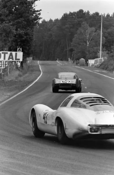 Mauro Bianchi & Jean Vinatier jr Alpine A210 Renault Le Mans 1967 Old Photo 4