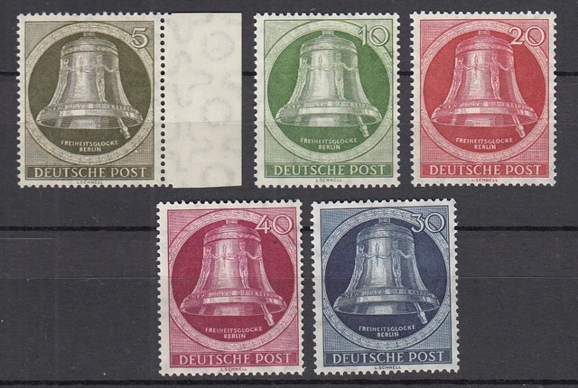 BERLIN MiNr. 82/86 Glocke rechts postfrisch/** - € 120