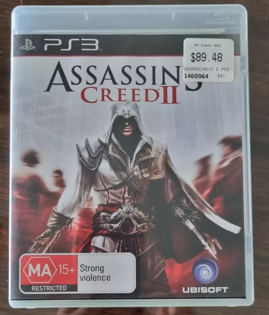ASSASSIN'S CREED II Playstation 3 PS3 Game VGC Complete With