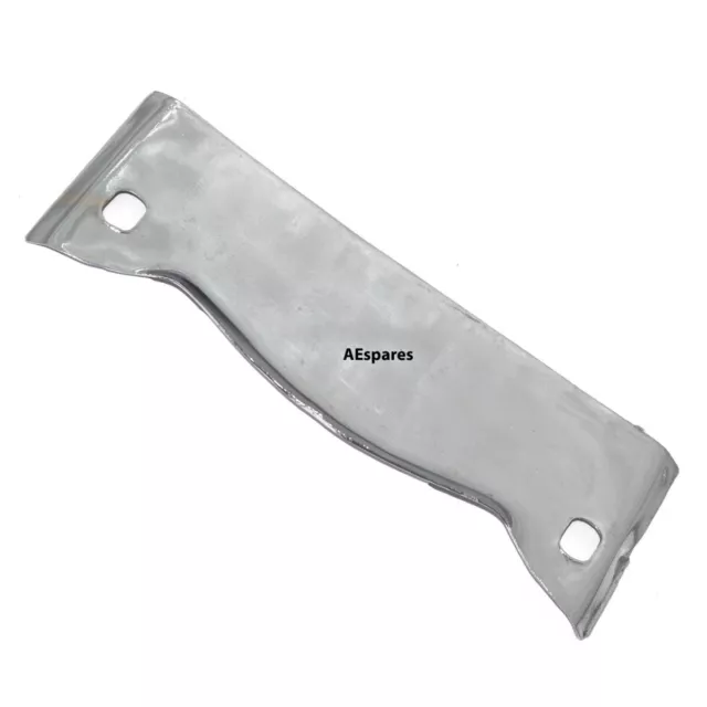 Per royal enfield Anteriore Forcella Cover Corona Piastra Acciaio Cromato ECS