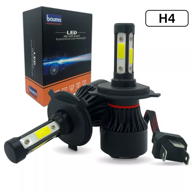 9003 H4 LED Headlight Bulbs Kit 10000W 1000000LM Hi/Lo Beam Super Bright White