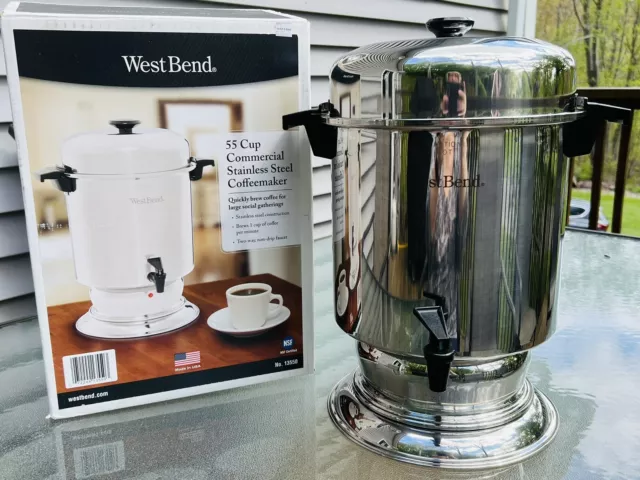 West Bend 55-Cup Commercial Coffee Urn - 13550
