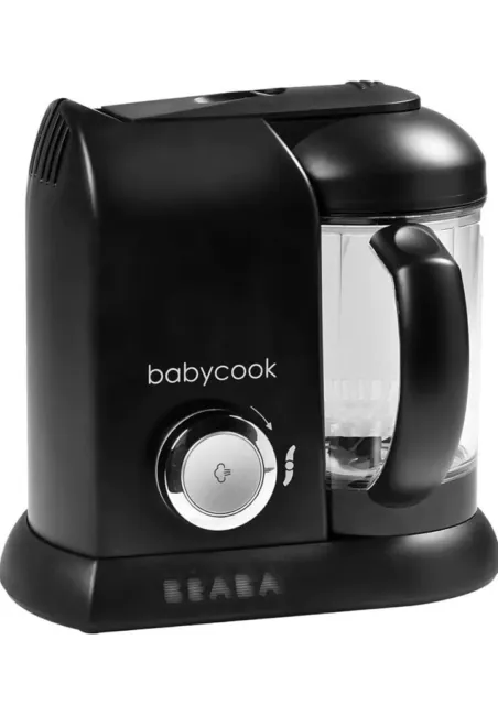 BEABA Babycook Solo  4 in 1 : Baby Food Processor Blender, Black