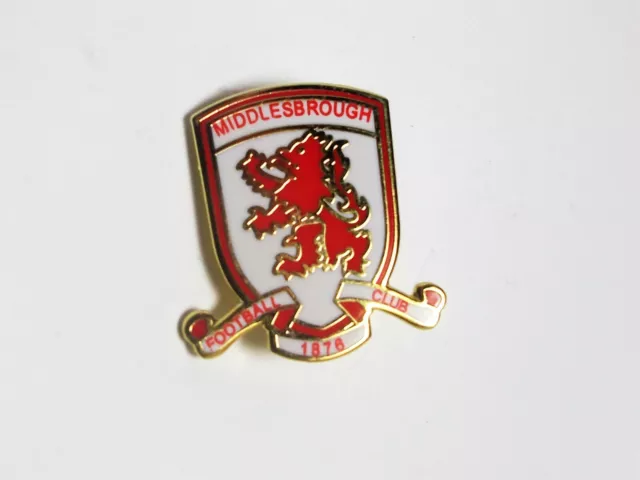 Middlesbrough Fc - Enamel Crest Badge.