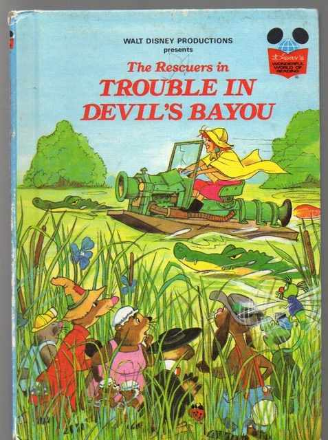 The Rescuers Book Devil THE RESCUERS IN Trouble in Devil's Bayou (Disney's Wonderful World Of ...