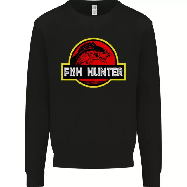 Fish Hunter Funny Fishing Fisherman Kids Sweatshirt Jumper