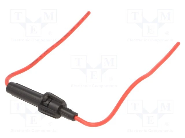 Douille 6,3x32mm Cylindrique Assurance 16AWG Imax: 10A