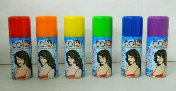 Set 3pz Spray Lacca Glitter Temporaneo Per Capelli 125ml Brillantini - Foto 7