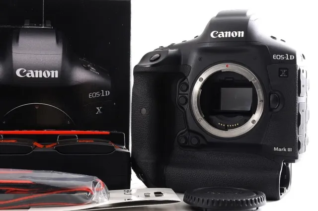 【TOP MINT+】CANON 1DX Mark III 20.1 MP Digital SLR Camera IN BOX + ER-L1 Strap JP