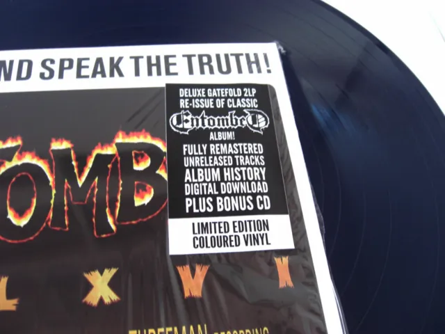 ENTOMBED - DCLXVI TO RIDE SHOOT STRAIGHT AND SPEAK THE TRUTH Blue 180g Vinyl 2LP 4