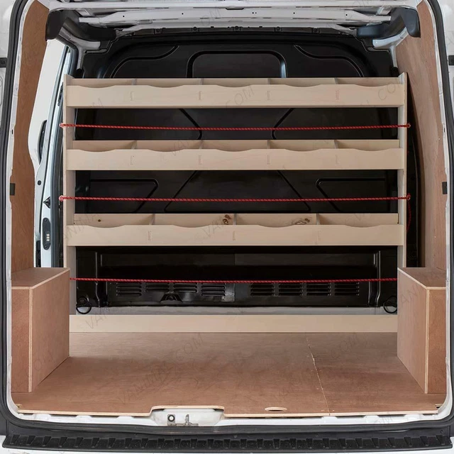 FORD TRANSIT CUSTOM L1 & L2 FullWidth Bulkhead Racking and Shelving