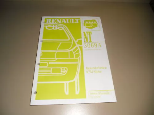 Manual de Taller Particularidad Motor K7M Renault Clio