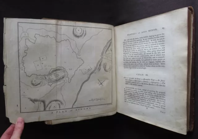 TRAVELS GREECE TURKEY ~1776~ HISTORY ANTIQUITIES SMYRNA EPHESUS Map CHANDLER