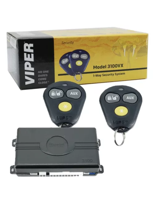 Viper 3100VX 1-Way Security System Keyless Entry Car Alarm System NEW
