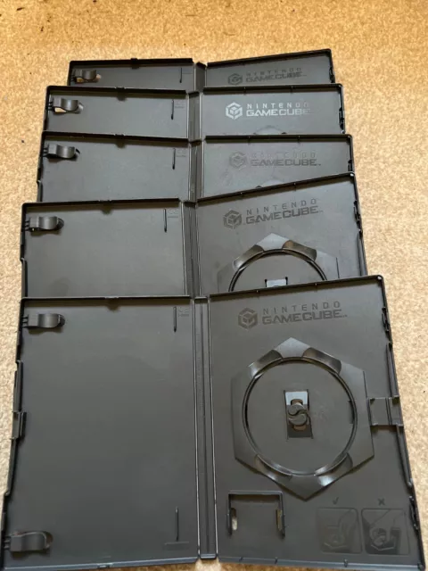 5 x Official Nintendo GameCube Replacement Game Cases / Boxes - Genuine DOL-007!