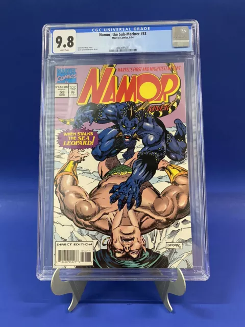Namor The Sub-Mariner #53 CGC 9.8 2nd App Sea Leopard Marvel 1994 Rare Low Pop💎