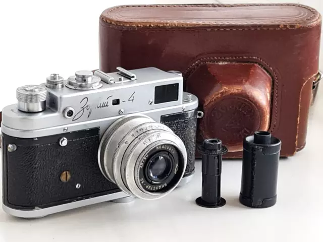TESTED! Zorki-4 + Industar-50 3.5/50mm, USSR 35mm Film Vintage Camera. M39 mount