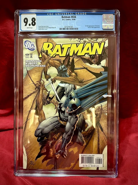 🟡Batman #656 CGC 9.8 White Pages 1st Full Appearance of Damian Wayne DC 2006