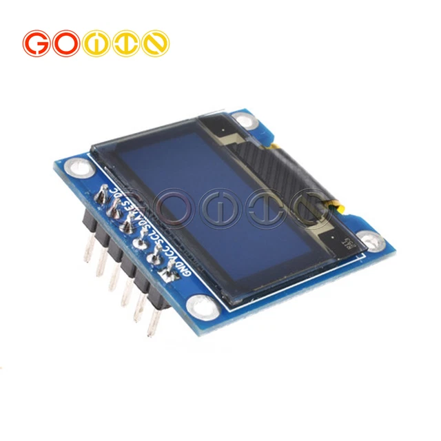 0.96" I2C IIC SPI Serial 128X64 OLED LCD Display 4 Pin Font Color Blue - View #4