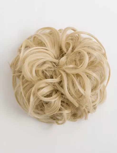 Koko Hair Scrunchie Wrap Wirbel 24" zugeschnitten elastisch lockig unordentlich Hair Up Haarteil