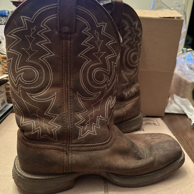 Square Boot Design REBEL BOOT BY Durango mens 11 EE Wide Width. Used In Good Condition £35 ...