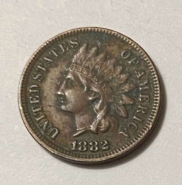 US  Coin - 1882P -Indian Head Penny - High Grade -Full Liberty