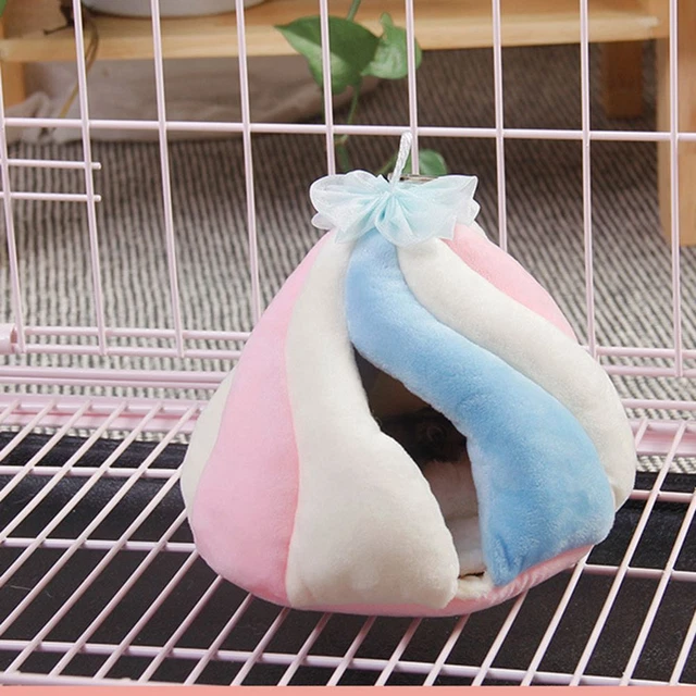 Soft Guinea Pig Cozy Marshmallow Hamster House Cave Bed Hideout Pet Tent