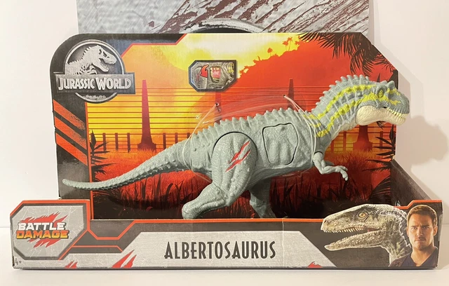 JURASSIC WORLD BATTLE Damage Albertosaurus Primal Attack Mattel 2020 ...