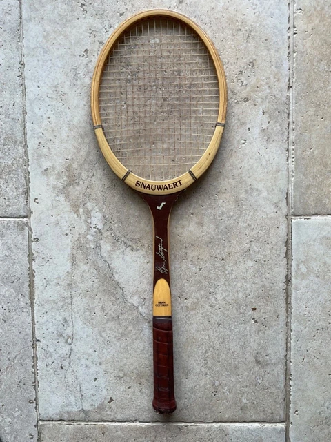 Raquette De Tennis Snauwaert Brian Gottfried – Taille 4 5/8 – Non Cordée – Vintage – Neuve Avec étiquettes