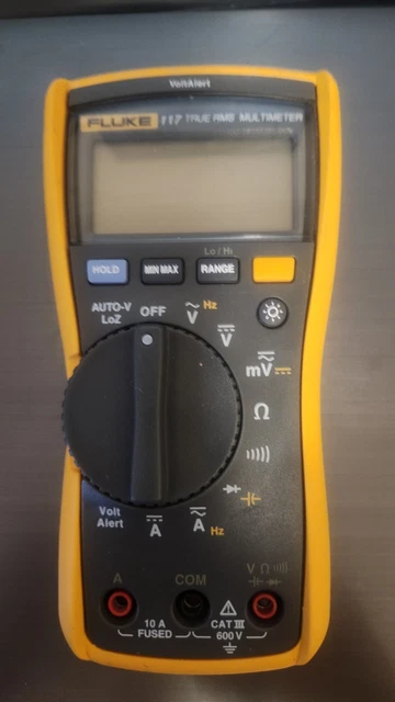 FLUKE 117 TRUE RMS Digital Multimeter $350.00 - PicClick AU