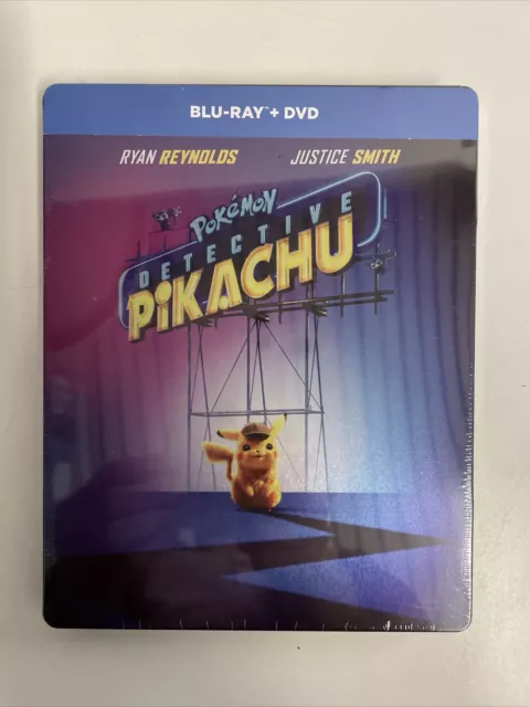 POKEMON DETECTIVE PIKACHU (2019)  blu ray + dvd - STEELBOOK - NUOVO