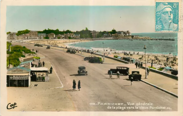 44  Pornichet  Vue Generale De La Plage Vers Le Vieux Pornichet