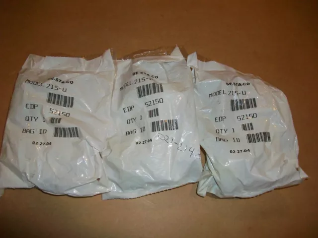 3PC DE-STA-CO 215-U Horizontal Toggle Clamp NEW IN BAG