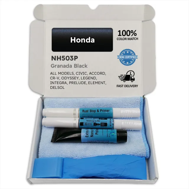 NH503P Granada Black Touch Up Paint for Honda CIVIC ACCORD CR V ODYSSEY LEGEND