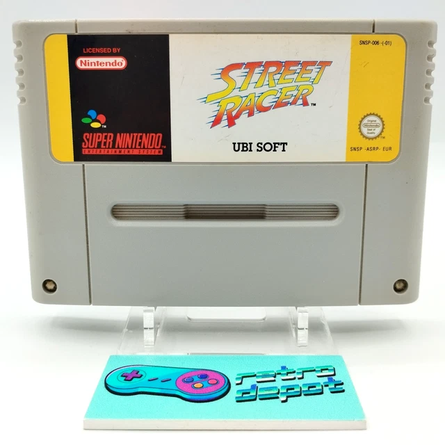 Street Racer SNES PAL - Complet En Boîte, Bon état ! Jeu Rétro Nintendo