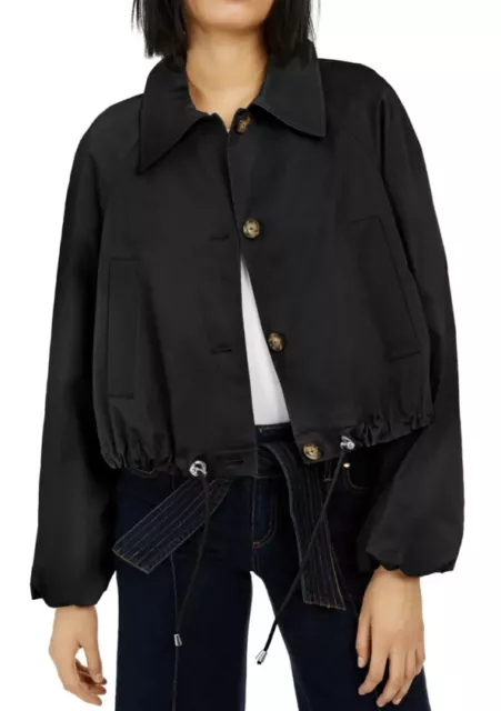 INC International Concepts Bomber Jacket Blazer Black M $99.50