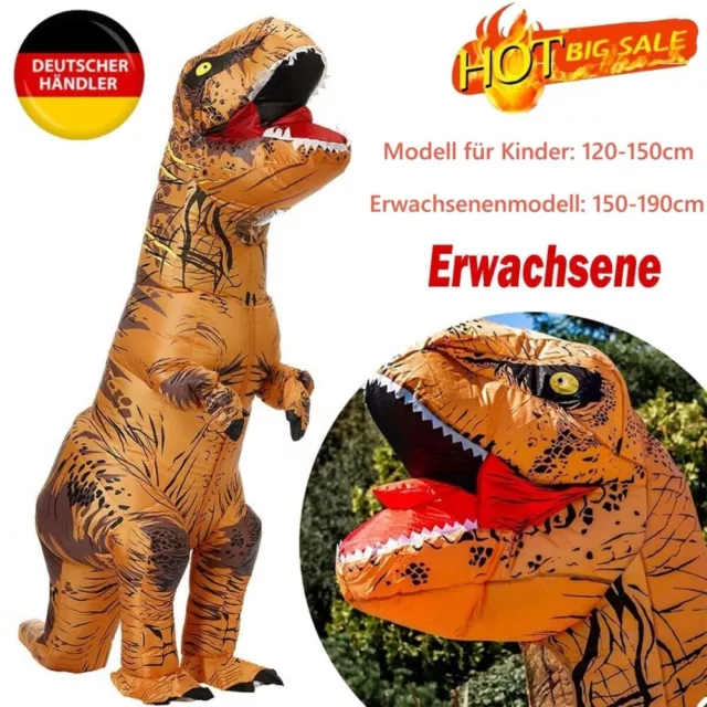 T-Rex-Kostüm Aufblasbare Dinosaurier kostüm Erwachsene Tyrannosaurus Dino kostüm