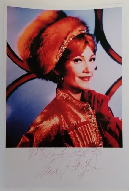 PRINT - 60s Batman TV Series Female Actor Anne Baxter 6"X4" Autograph Reprint
