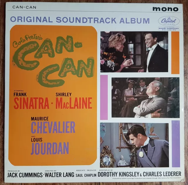 FRANK SINATRA / COLE PORTER - CAN CAN SOUNDTRACK EX-(sleeve)/EX+ VINYL LP