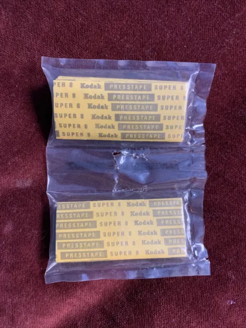 Dos paquetes de 10 cintas de súper prensa Kodak empalmado de película universal stock antiguo #A78