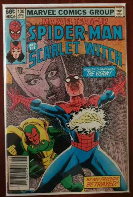 Marvel Comics Group Marvel Team Up Spiderman and the Scarlet Witch #130 1983