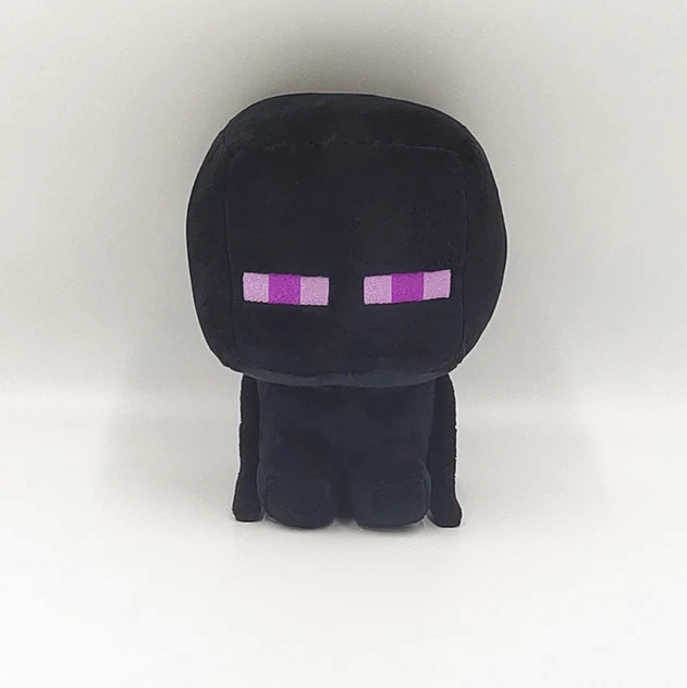 20CM MIDDLE SITTING Enderman Minecraft Plush Stuffed Animal Doll Soft
