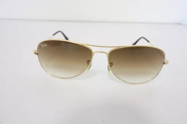 Ray Ban Cockpit Unisex Sonnenbrille Sunglasses Gold RB3362  Sehr guter Zustand