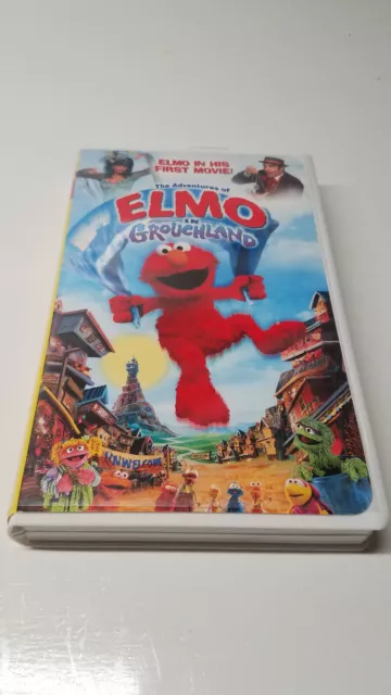 THE ADVENTURES OF Elmo In Grouchland VHS, 1999, Clamshell Vanessa ...